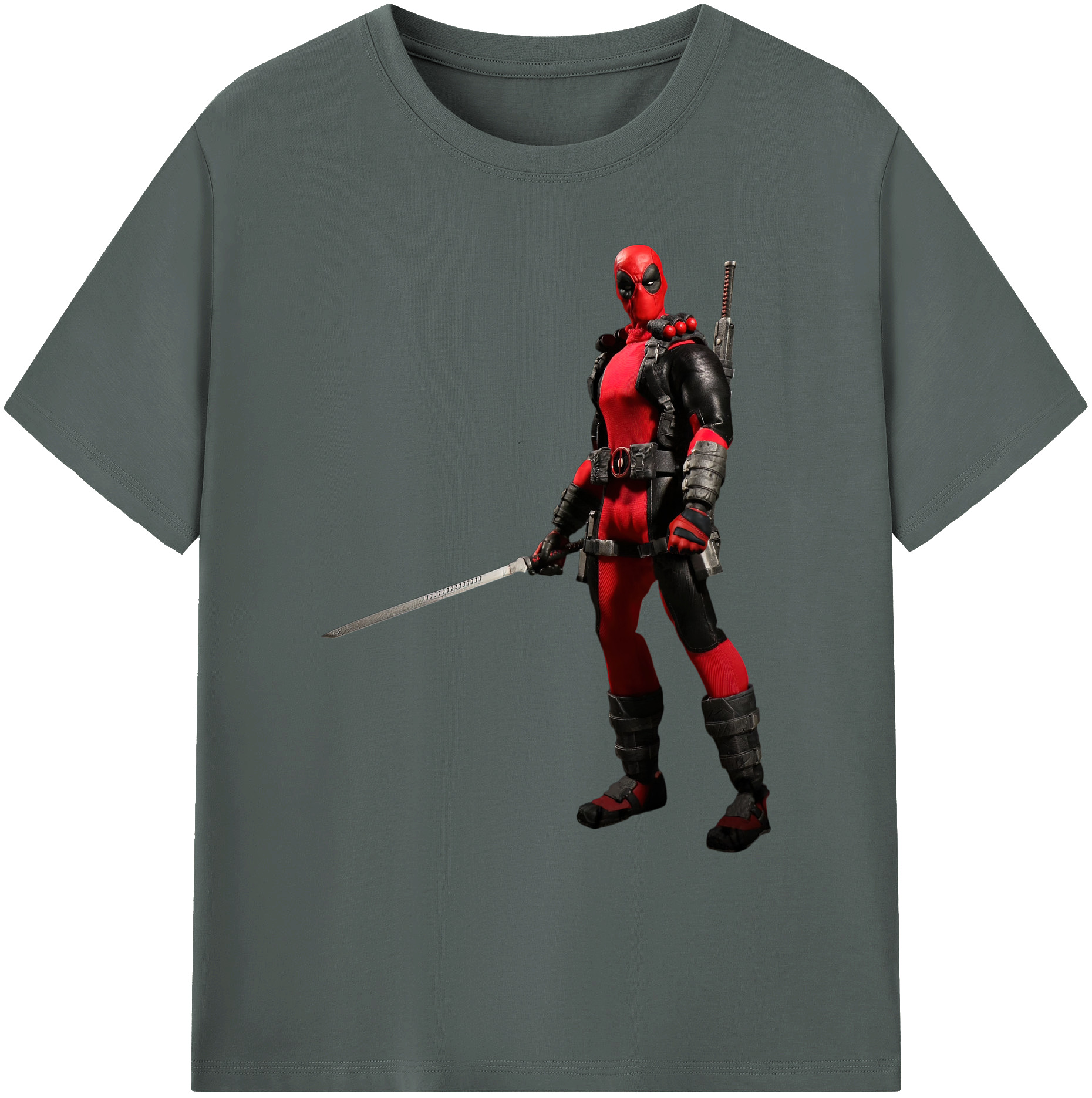 （画像用） Deadpool デッドプール 綿100％ メンズ半袖Tシャツ｜肌触りやわらか＆通気性